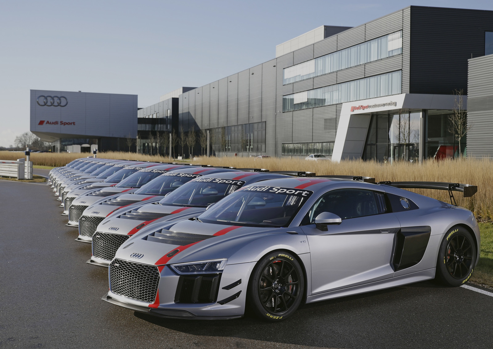 Delivery of Audi R8 LMS GT4 Audi Sport Is Producing The R8 LMS GT4 At Racecar Speeds