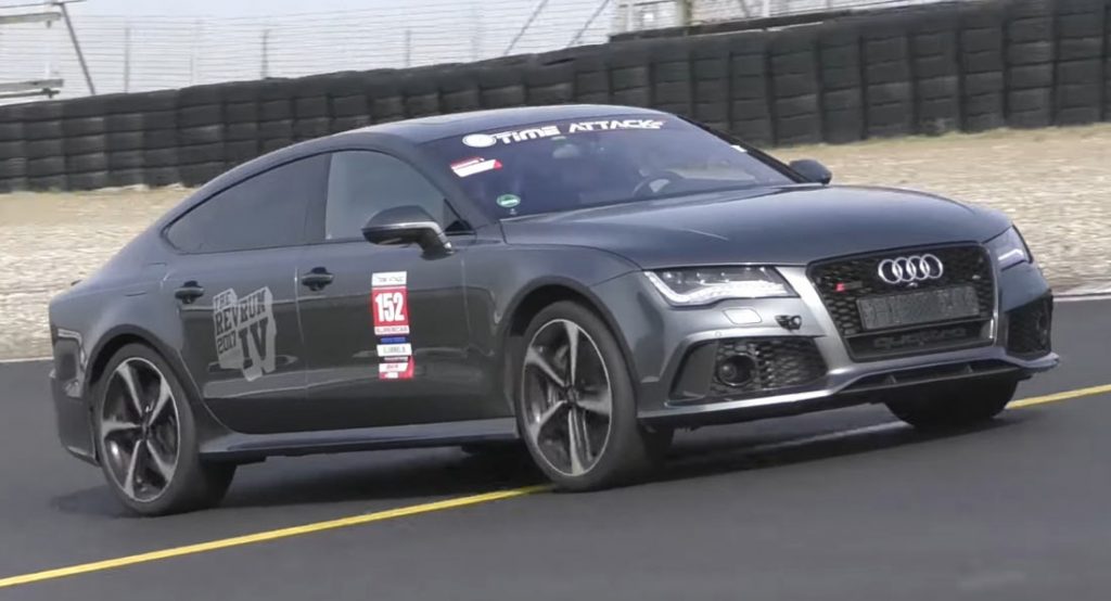  800HP Audi RS7 Sportback Sounds Brutal On The Racetrack
