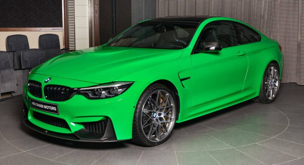  BMW M4 Coupe With M Performance Kit In Signal Green Looks Radioactive