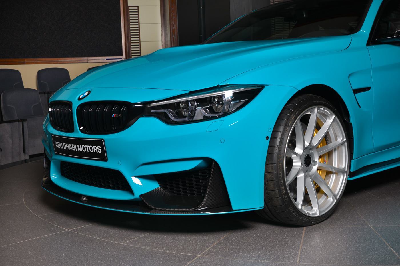 bmw-m4-abu-dhabi-miami-blue-4 Miami Blue BMW M4 Coupe Would Make Dade County Proud
