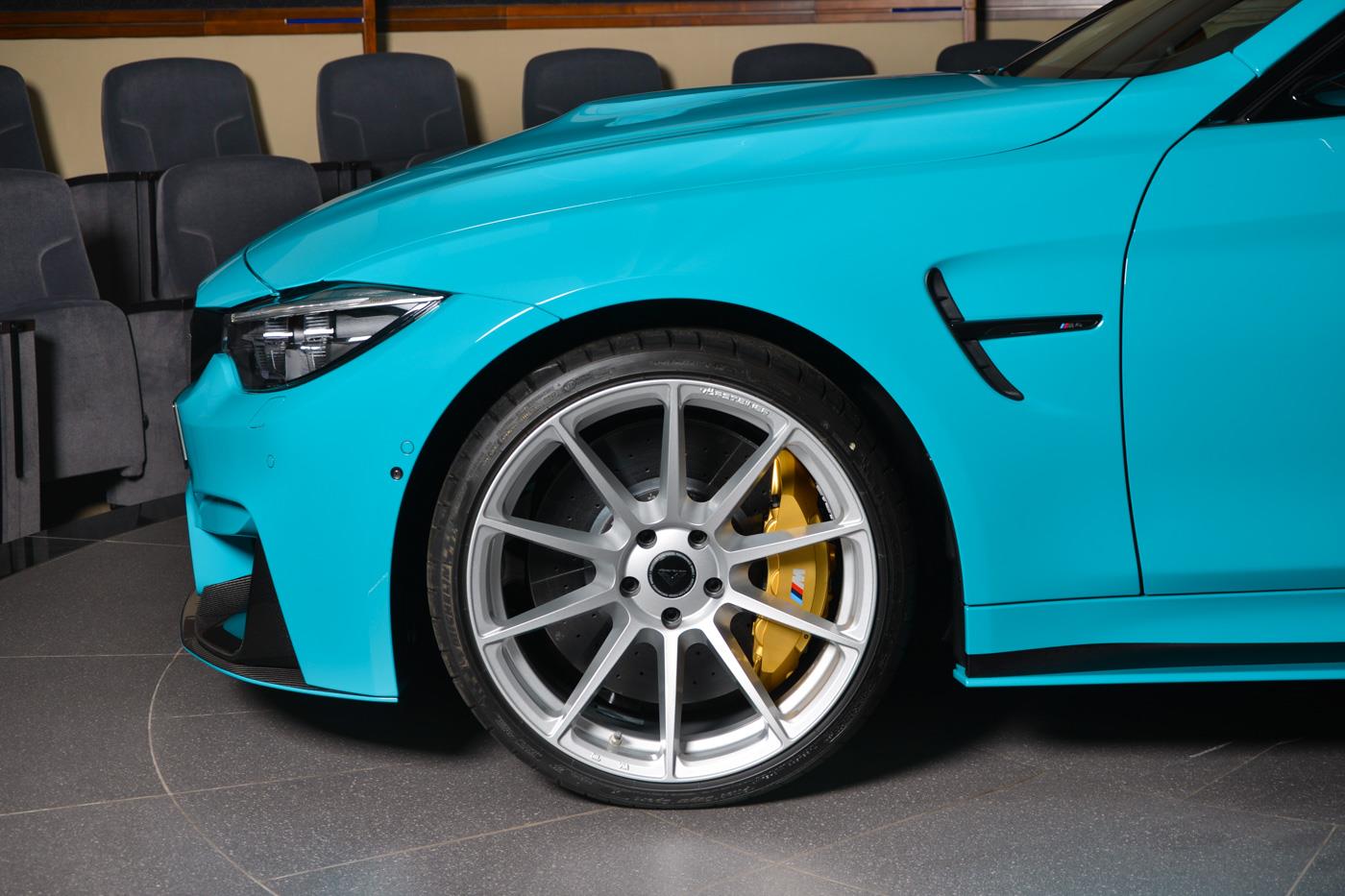 bmw-m4-abu-dhabi-miami-blue-5 Miami Blue BMW M4 Coupe Would Make Dade County Proud