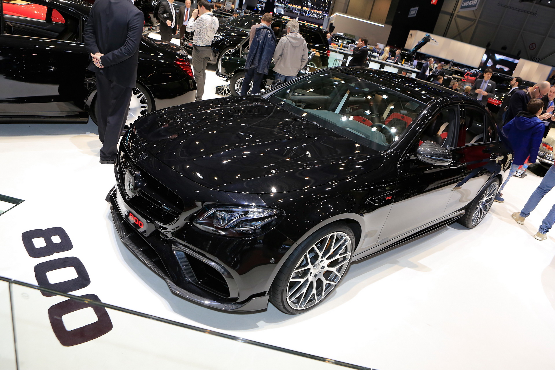 brabus-geneva-2018-livepics-10 Brabus Brought Their Absolute Maddest All-Black Saloons To Geneva