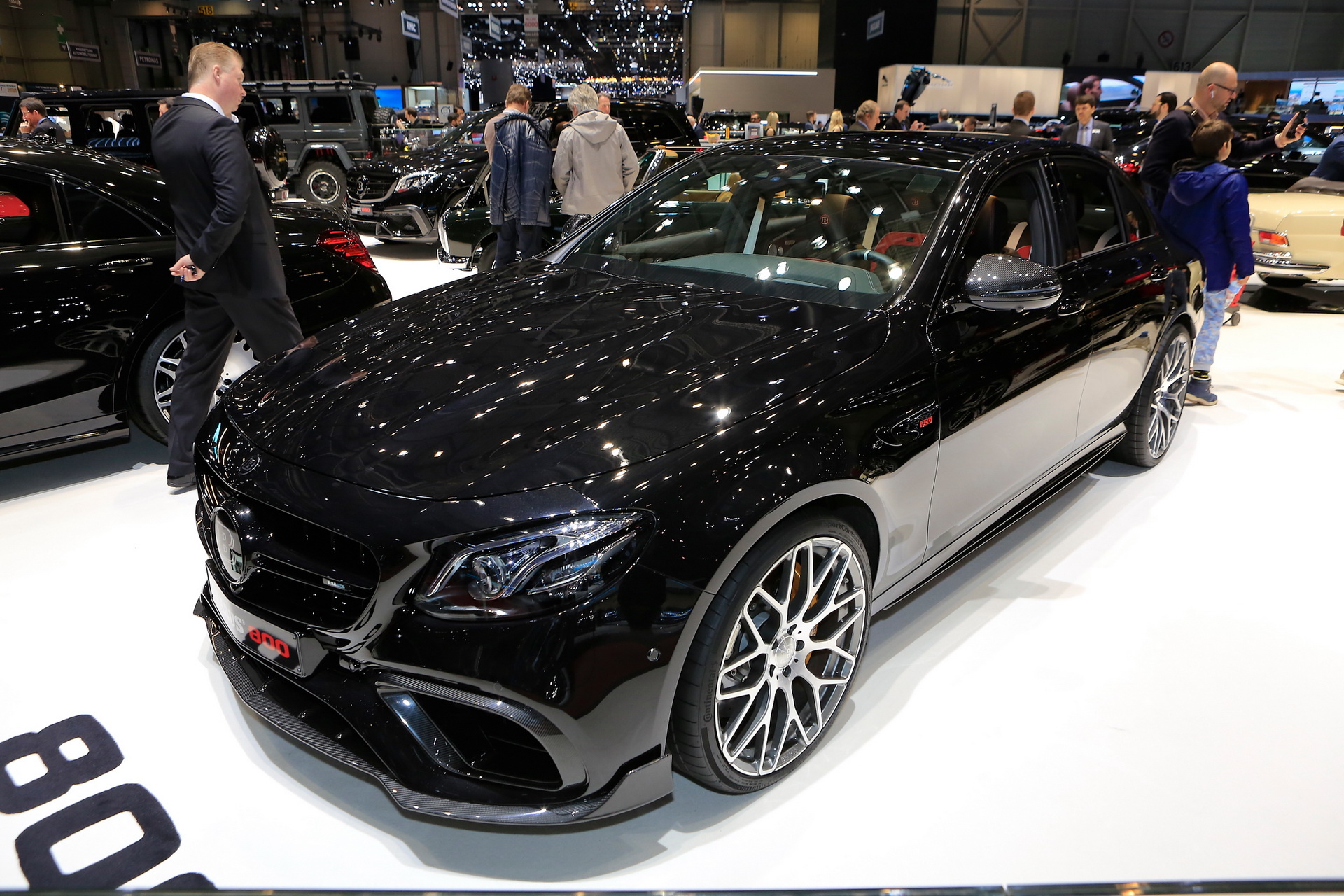 brabus-geneva-2018-livepics-11 Brabus Brought Their Absolute Maddest All-Black Saloons To Geneva