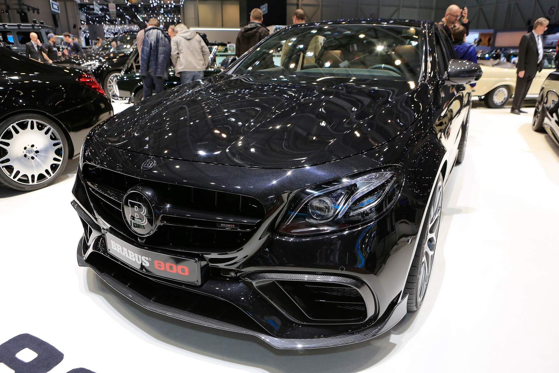 brabus-geneva-2018-livepics-12 Brabus Brought Their Absolute Maddest All-Black Saloons To Geneva