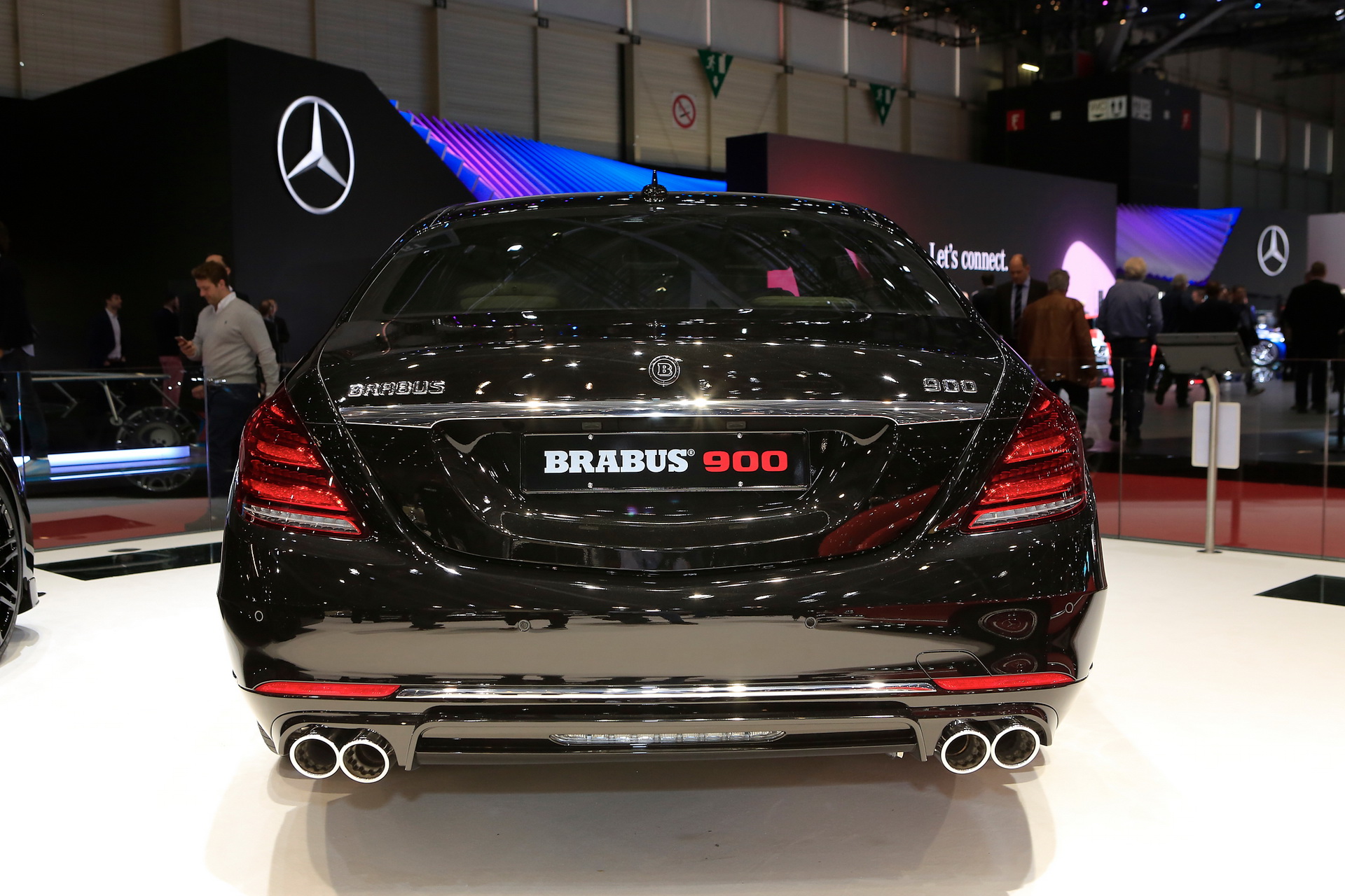 brabus-geneva-2018-livepics-24 Brabus Brought Their Absolute Maddest All-Black Saloons To Geneva