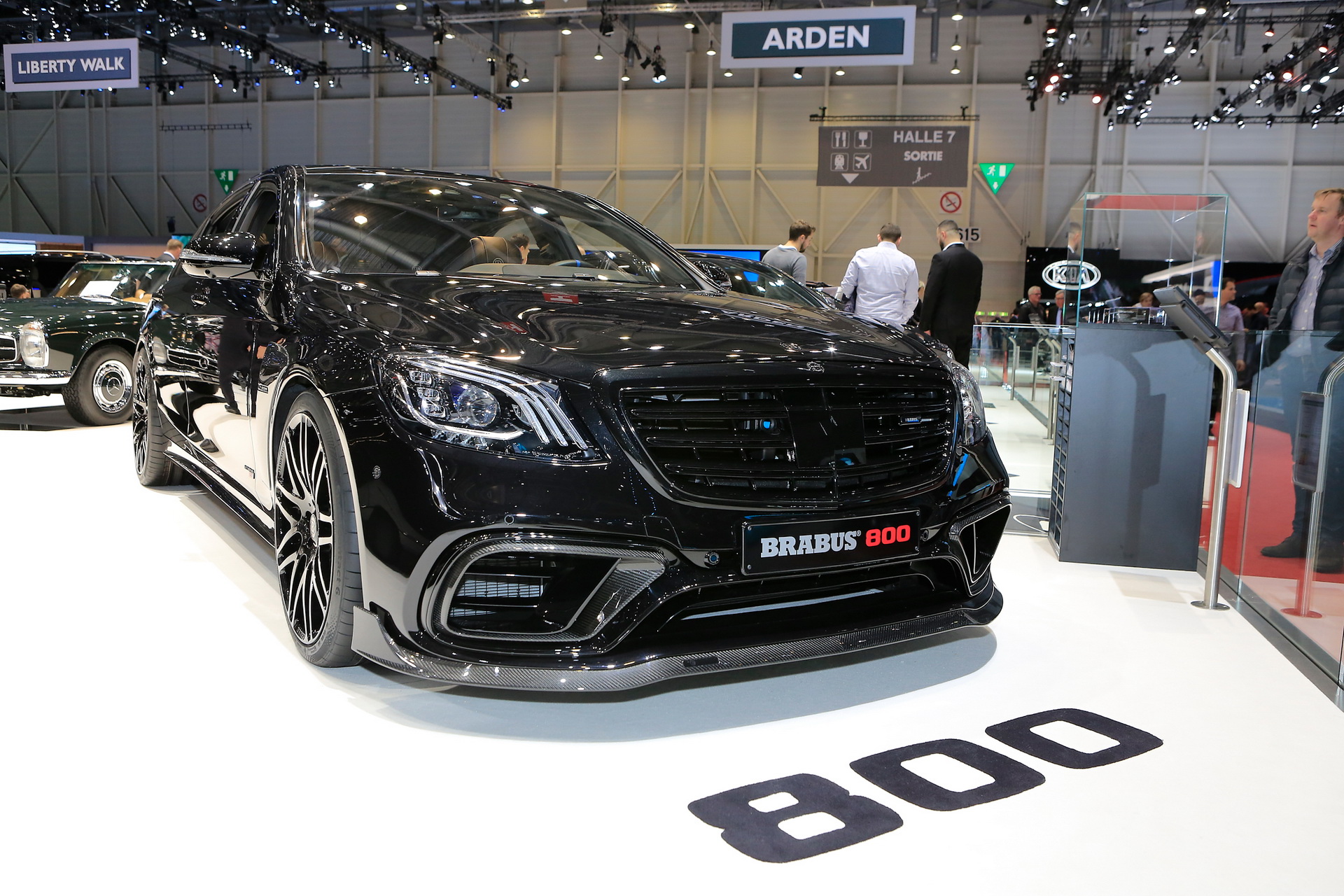 brabus-geneva-2018-livepics-31 Brabus Brought Their Absolute Maddest All-Black Saloons To Geneva