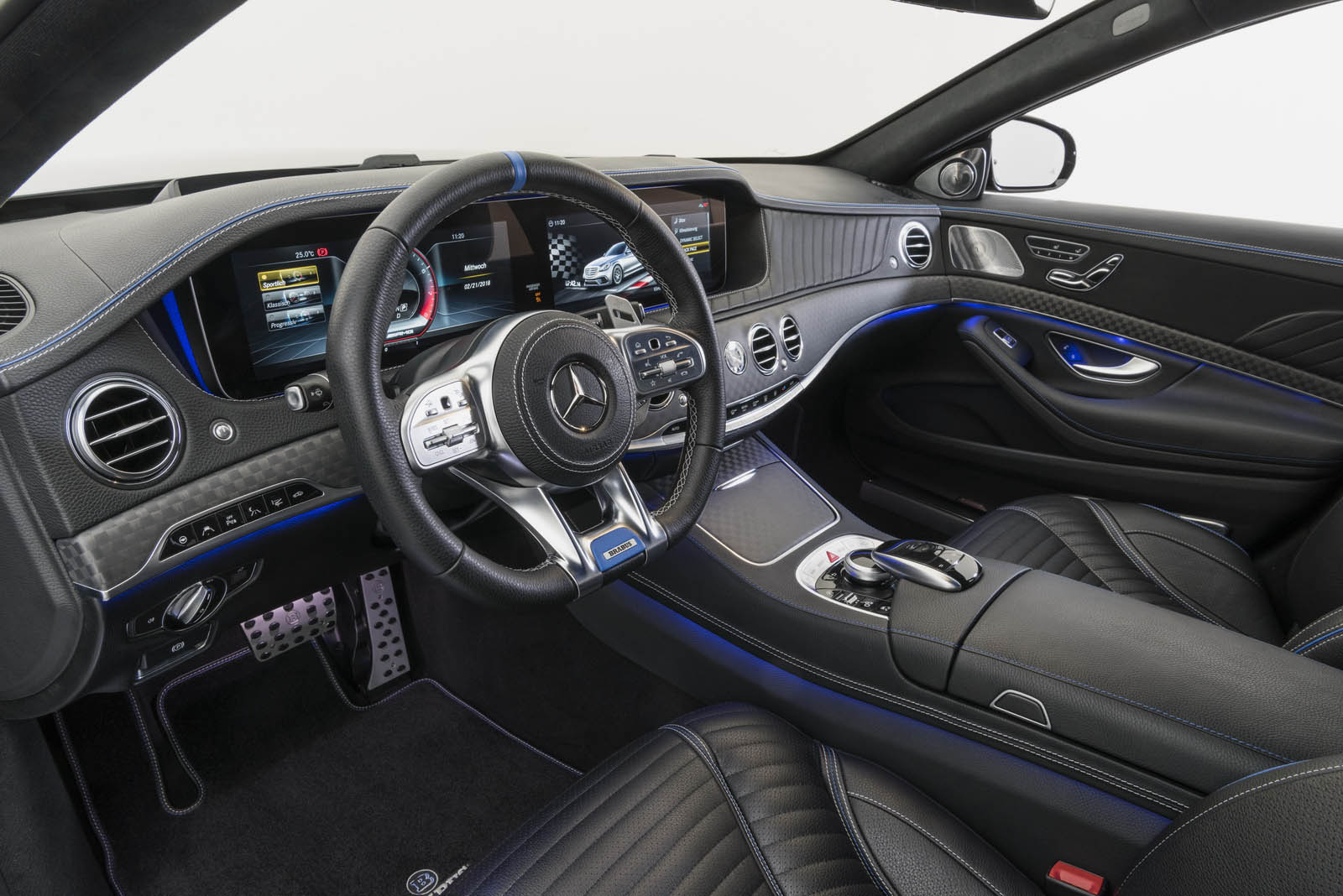 brabus-geneva-2018-livepics-56 Brabus Brought Their Absolute Maddest All-Black Saloons To Geneva