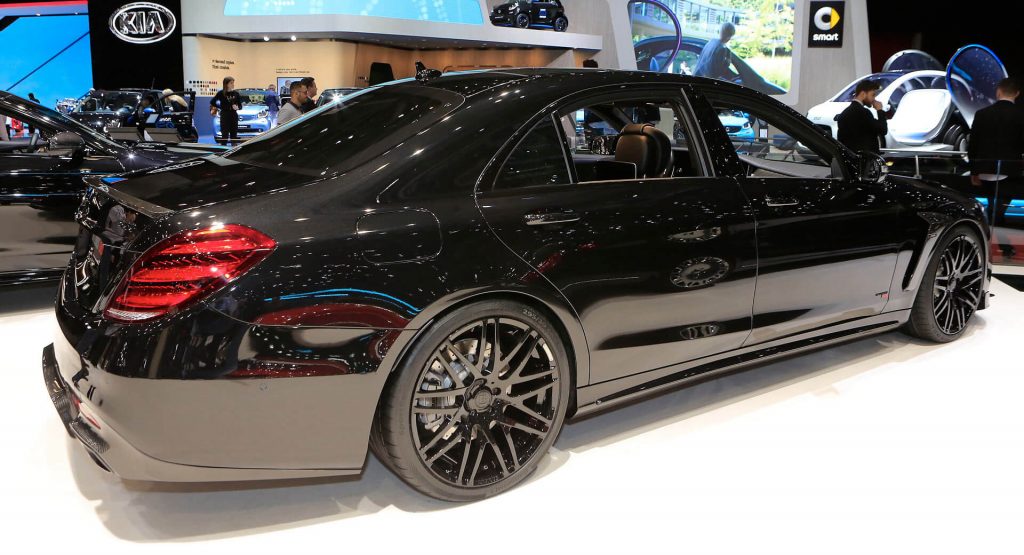 Brabus Brought Their Absolute Maddest All-Black Saloons To Geneva