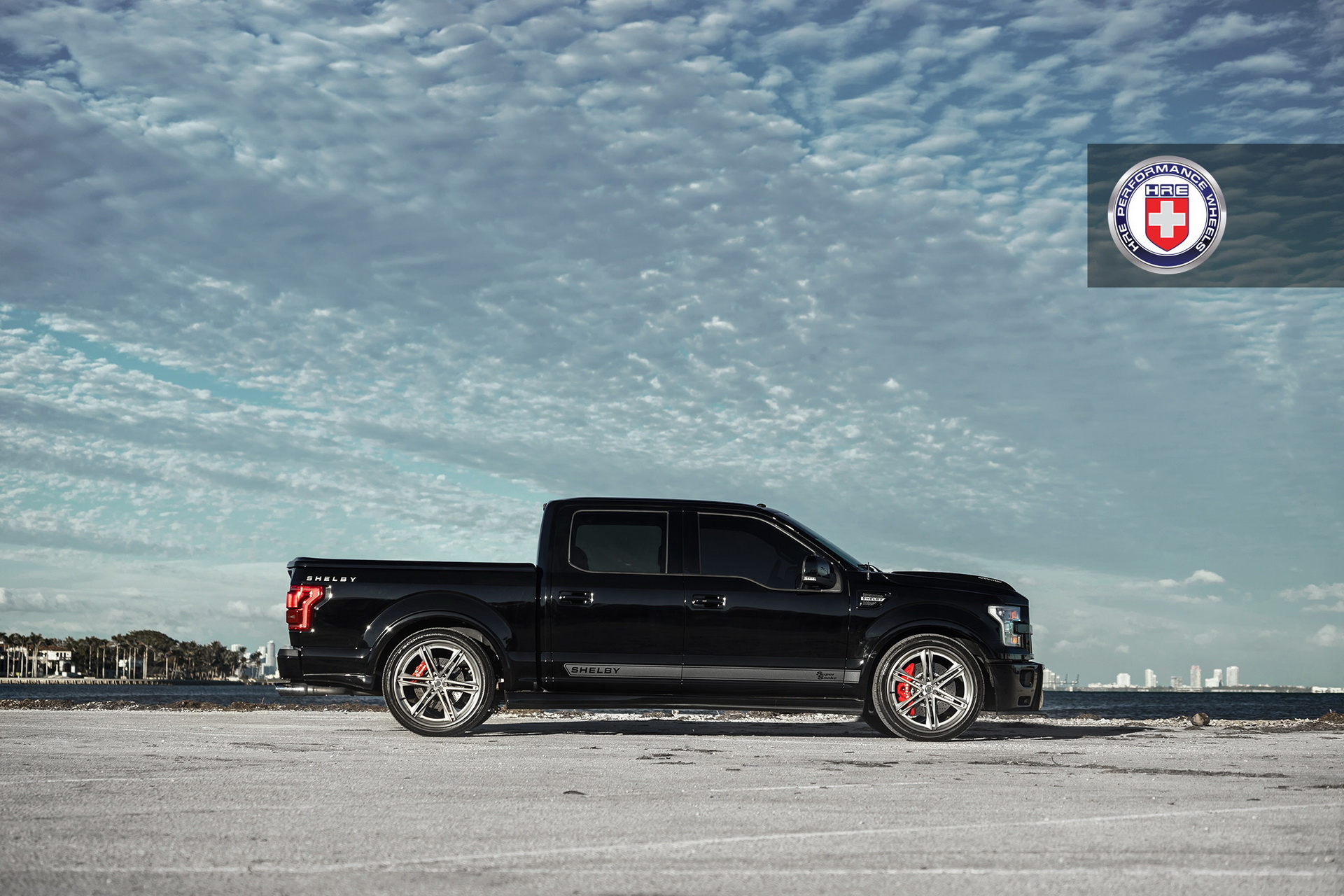 ford-shelby-f150-hre-wheels-4 Shelby F-150 Super Snake Complements Sinister Looks With Brushed Titanium Rims