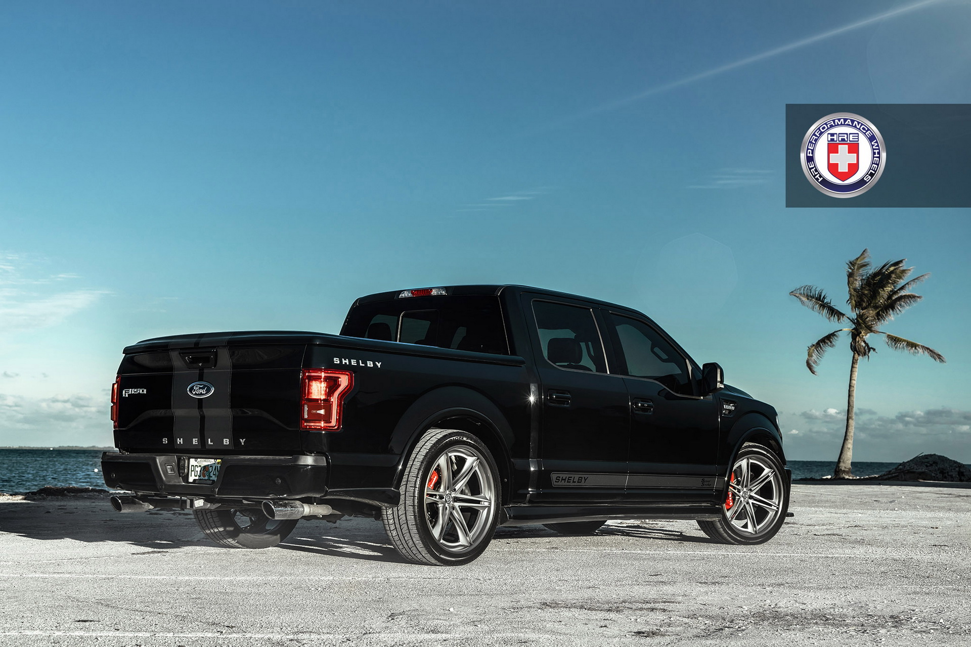 ford-shelby-f150-hre-wheels-5 Shelby F-150 Super Snake Complements Sinister Looks With Brushed Titanium Rims