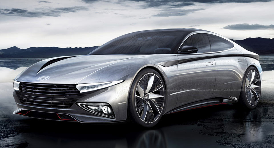  Hyundai Le Fil Rouge Would Make For A Great Looking Four-Door Coupe