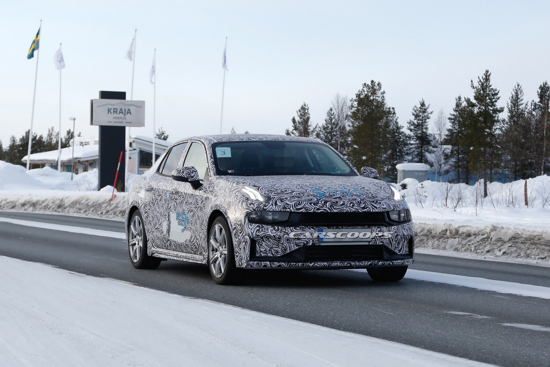 lynk-co-03-sedan-spied-winter-testing-3 Lynk & Co 03 Sedan Starts Showing Some Skin, Rear End Looking Sporty