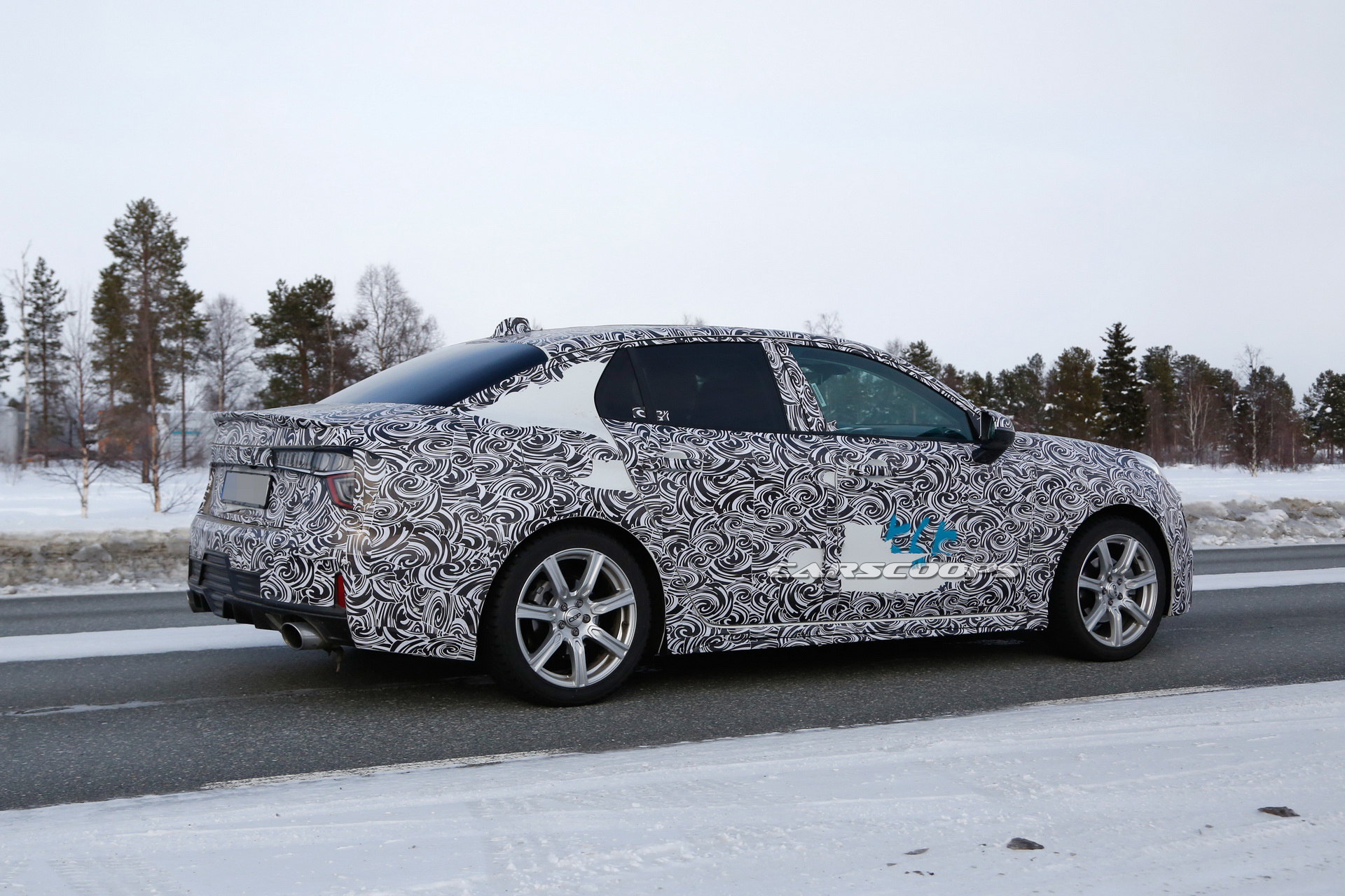 lynk-co-03-sedan-spied-winter-testing-8 Lynk & Co 03 Sedan Starts Showing Some Skin, Rear End Looking Sporty