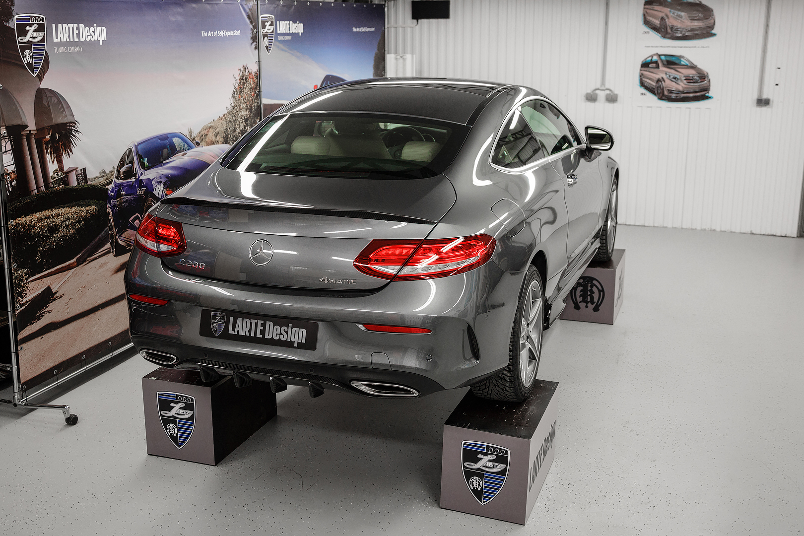 mercedes-benz-c-class-coupe-larte-tuning-15 Mercedes-Benz C-Class Coupe Gets A Carbon Touch From Larte Design