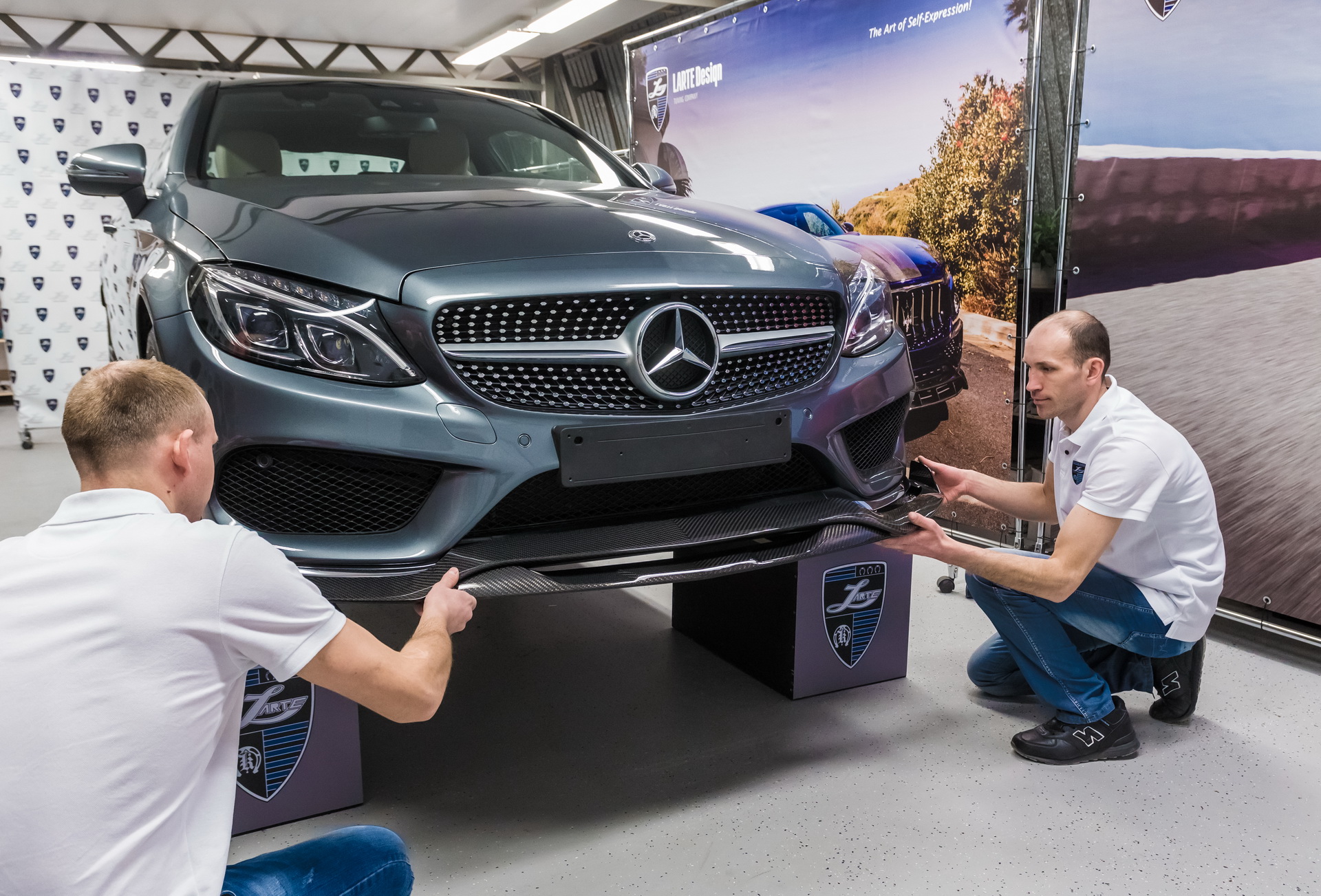 mercedes-benz-c-class-coupe-larte-tuning-29 Mercedes-Benz C-Class Coupe Gets A Carbon Touch From Larte Design