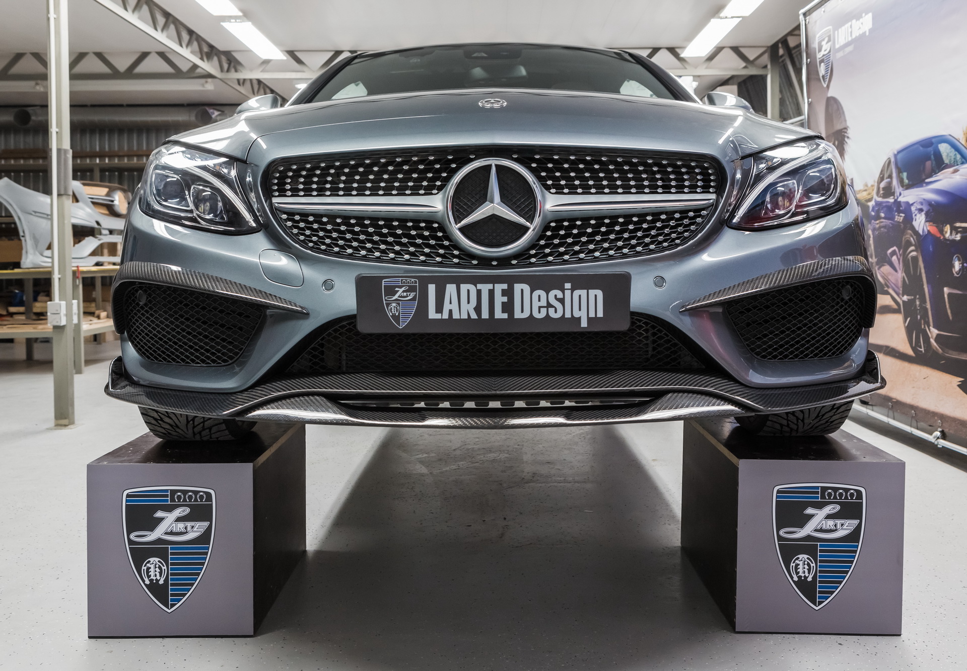 mercedes-benz-c-class-coupe-larte-tuning-5 Mercedes-Benz C-Class Coupe Gets A Carbon Touch From Larte Design