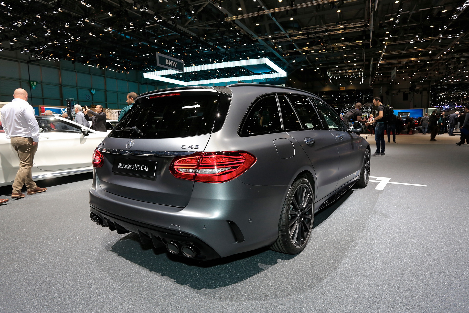 mercedes-c-class-facelift-geneva-livepics-31 Mercedes Brings Updated C-Class To Geneva, C43 Leads The Way