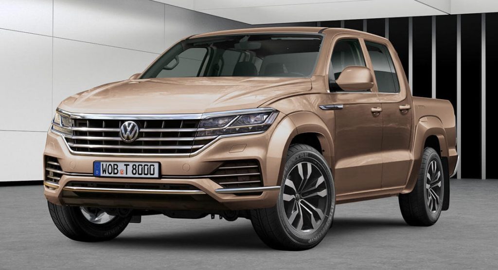  Second-Gen VW Amarok Imagined With 2019 Touareg Styling Cues