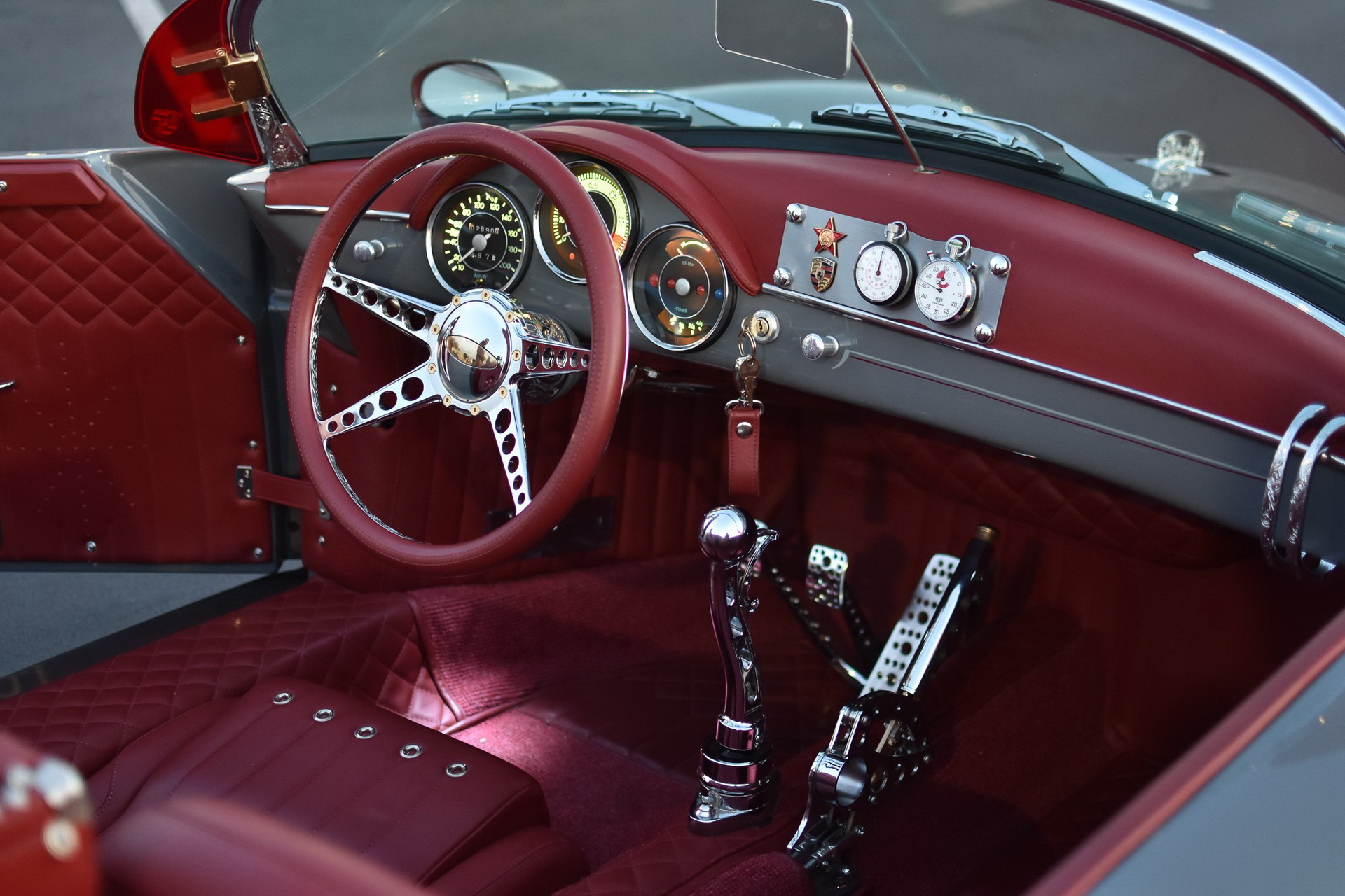porsche-356a-speedster-replica-bat-18 Would You Pay Over $100k For This Porsche 356A Speedster Replica?