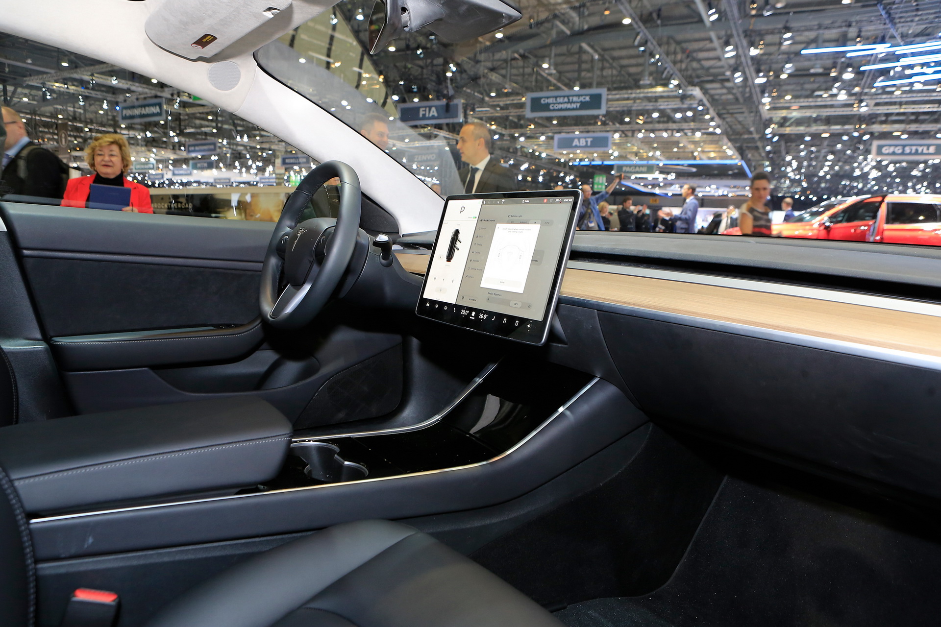 tesla-model-3-geneva-livepics-11 Can You Tell What Tesla Model Is Being Displayed In Geneva?