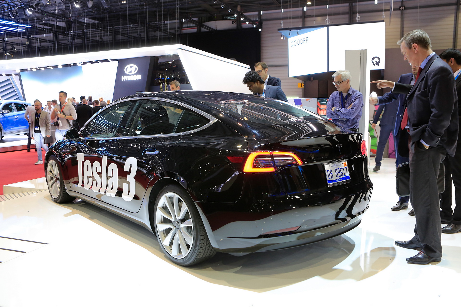 tesla-model-3-geneva-livepics-14 Can You Tell What Tesla Model Is Being Displayed In Geneva?