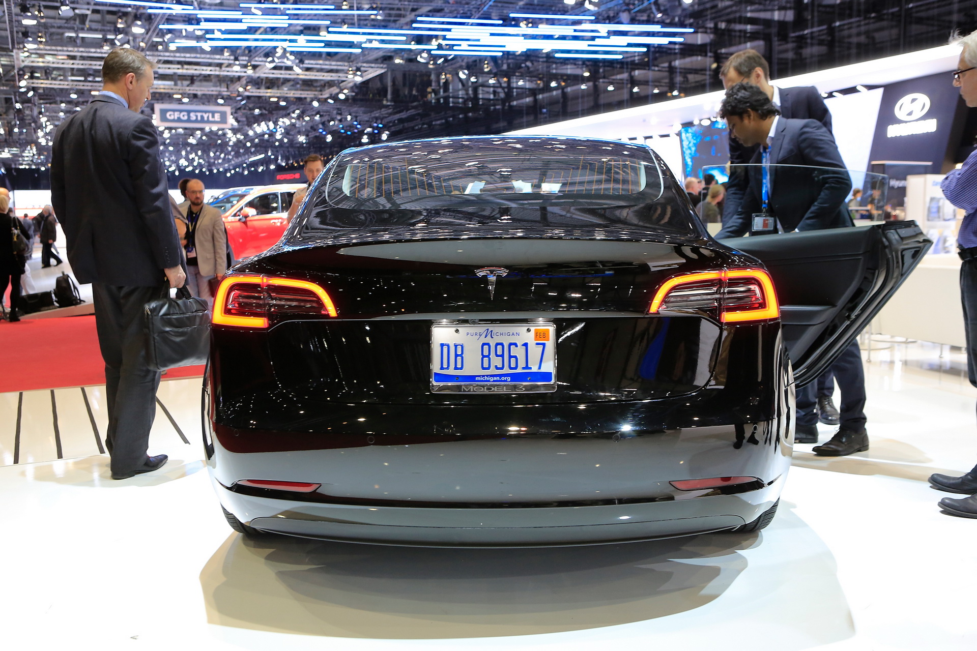 tesla-model-3-geneva-livepics-8 Can You Tell What Tesla Model Is Being Displayed In Geneva?