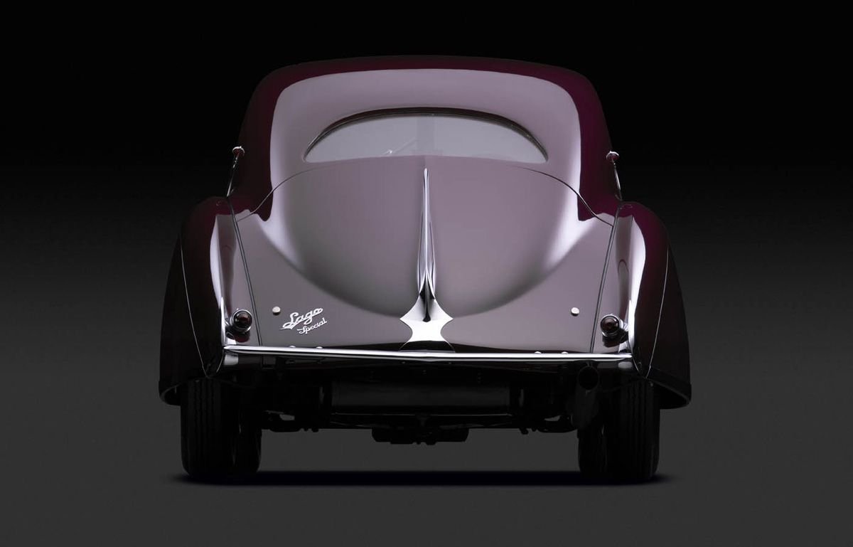 1937 Talbot-Lago T150C-SS-rear ‘The Shape of Speed’ Brings Streamlined Classics To Portland