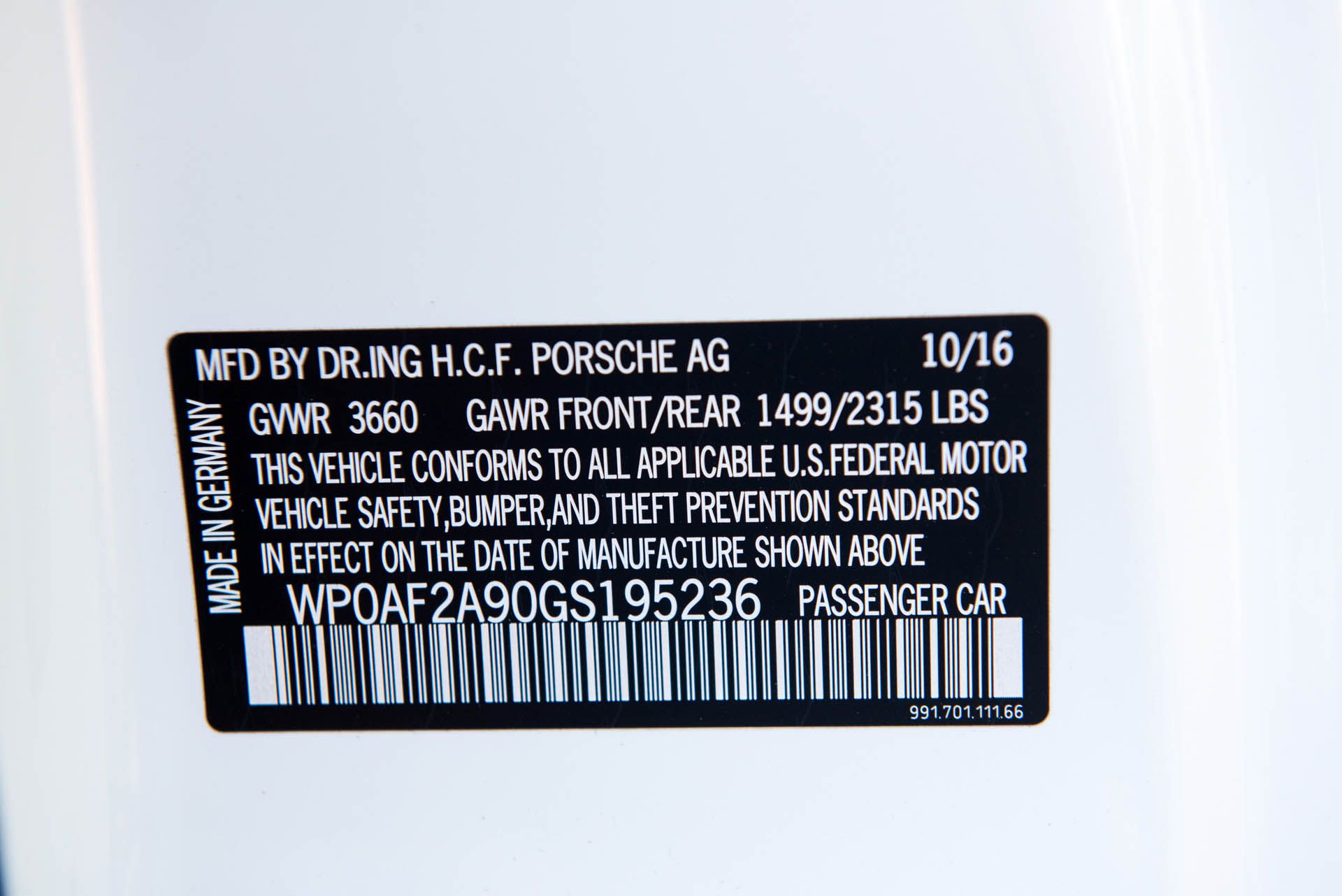 2016-Porsche-911-R_30 copy Have Porsche 911 R Values Leveled Out? This One Sold For $300k