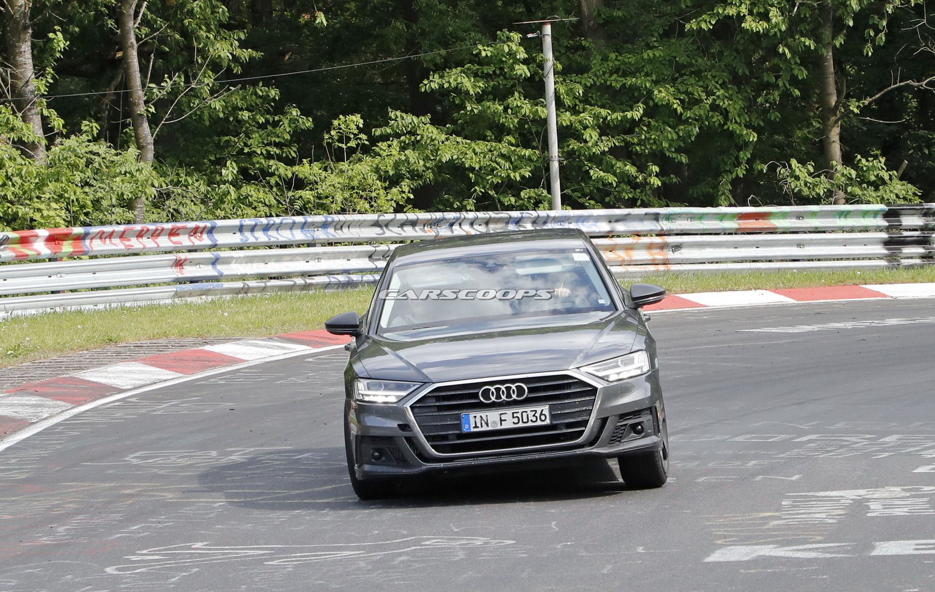 2019 Audi S8 Car Scoops 1 2019 Audi S8 Coming With 530HP Version Of Panamera’s Bi-Turbo V8