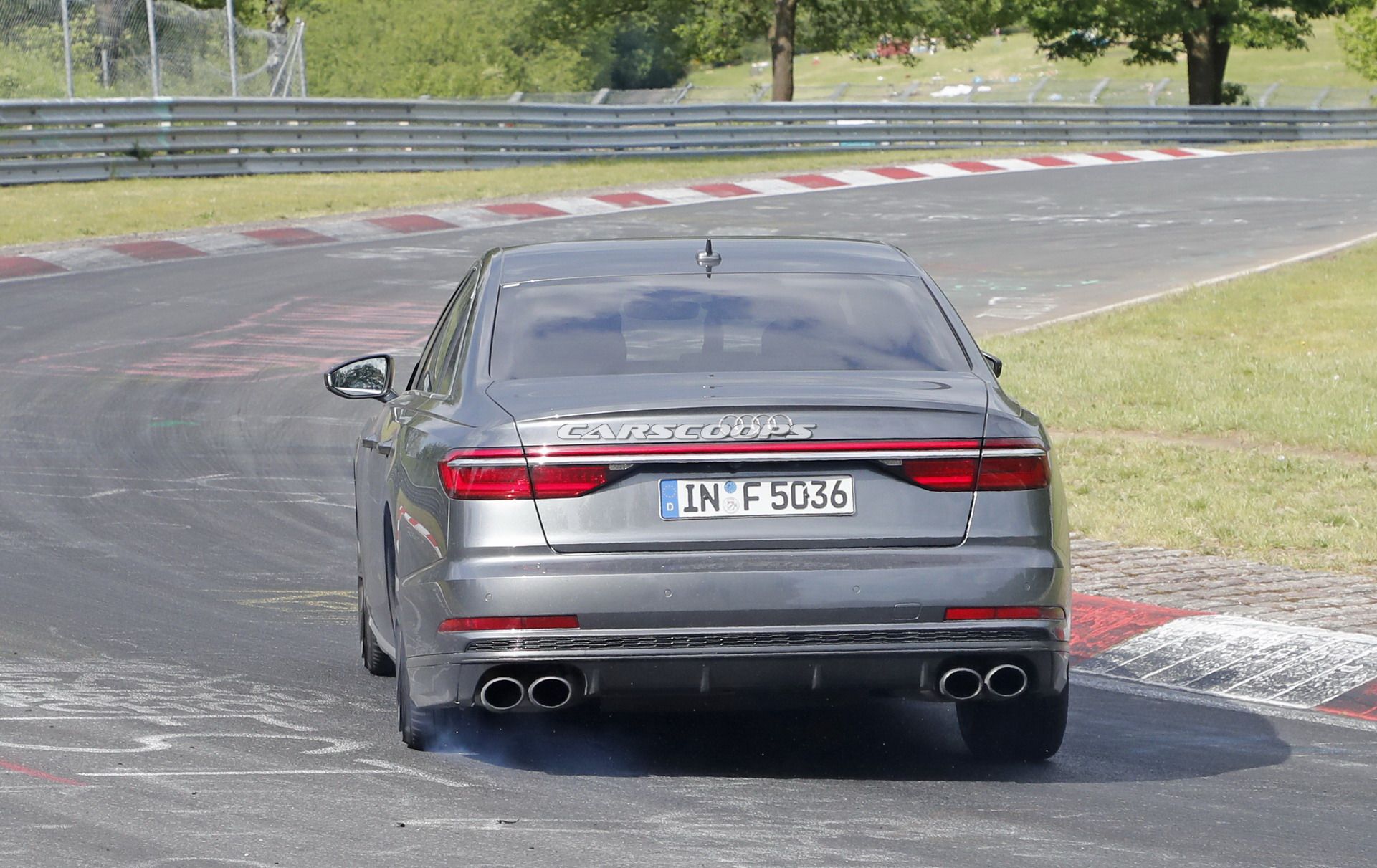 2019 Audi S8 Car Scoops 3 2019 Audi S8 Coming With 530HP Version Of Panamera’s Bi-Turbo V8
