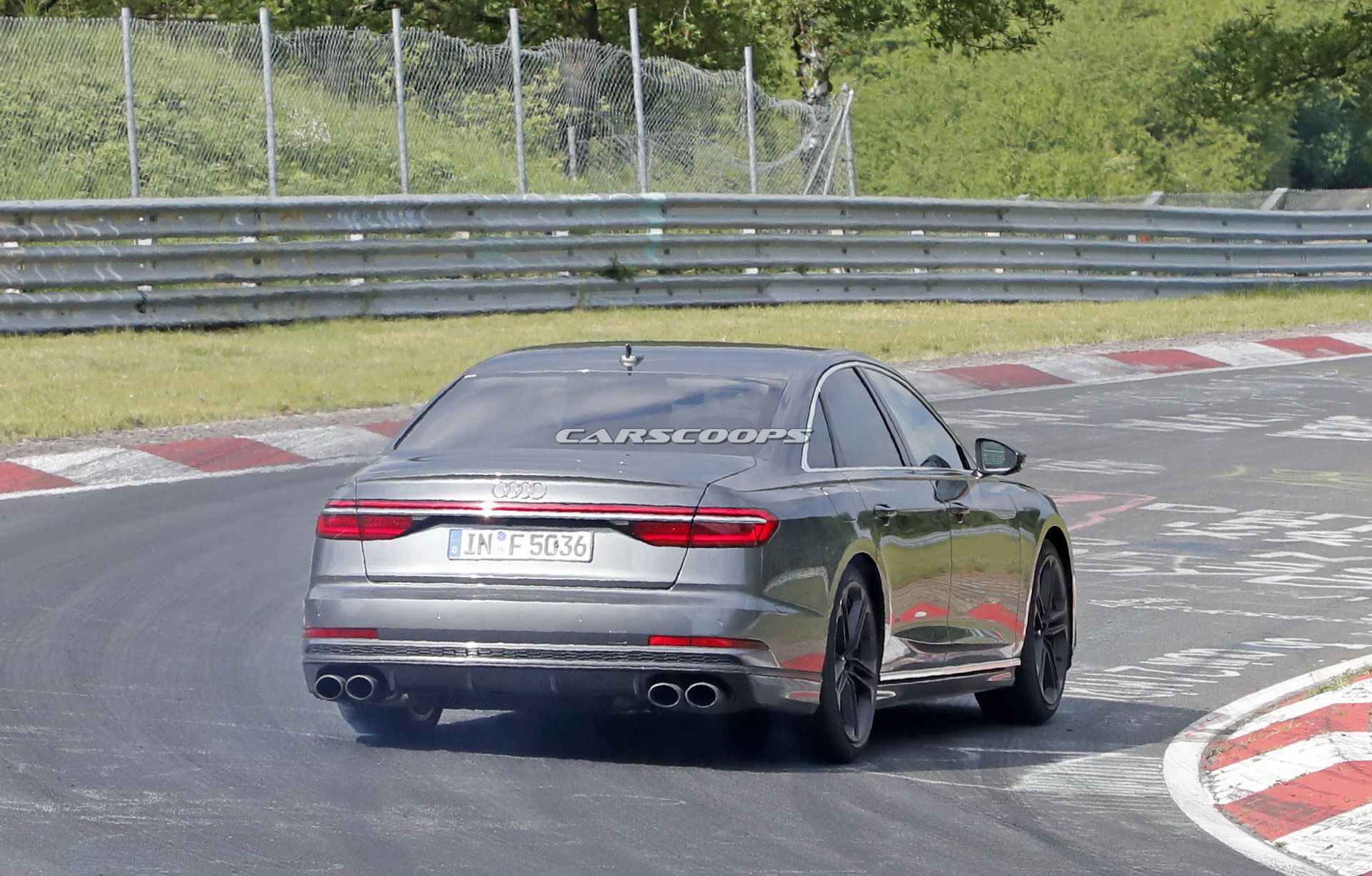 2019 Audi S8 Car Scoops 5 2019 Audi S8 Coming With 530HP Version Of Panamera’s Bi-Turbo V8