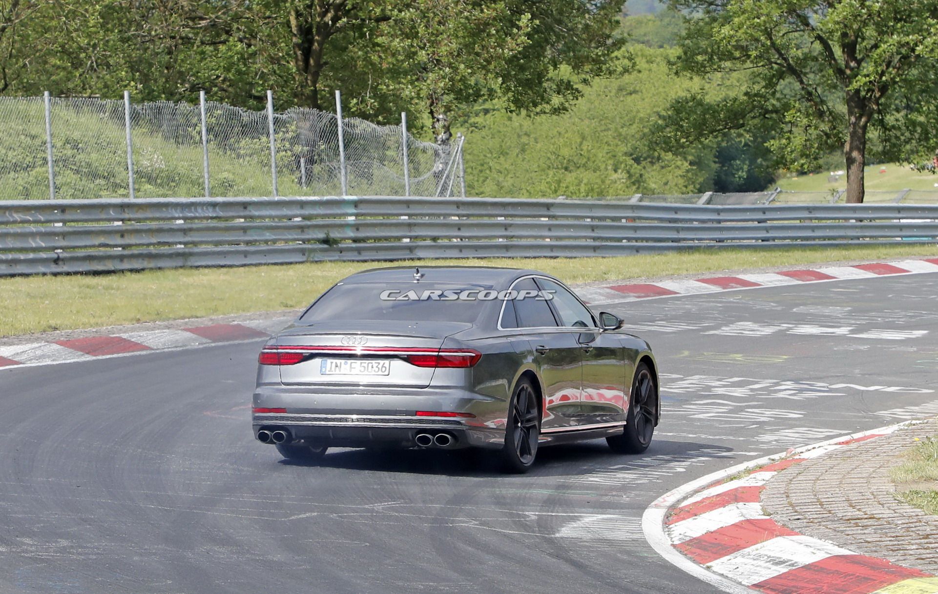 2019 Audi S8 Car Scoops 6 2019 Audi S8 Coming With 530HP Version Of Panamera’s Bi-Turbo V8