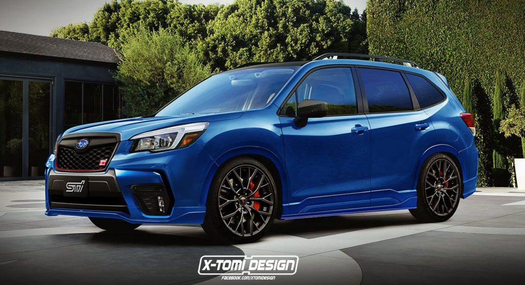  2019 Subaru Forester STI Rendering Has Us Licking Our Lips