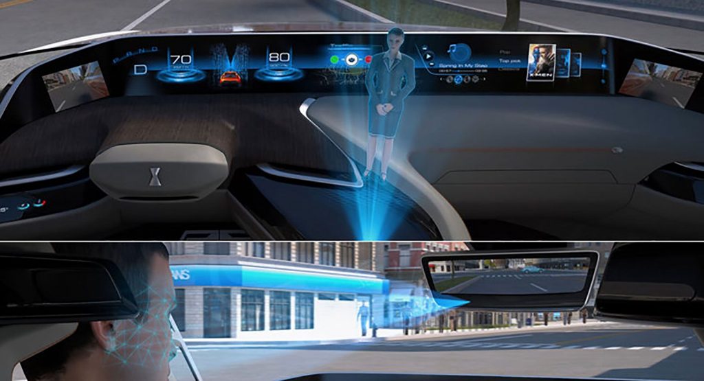  This Chinese Car Study From WEY Comes With A 3D Holographic Virtual Assistant
