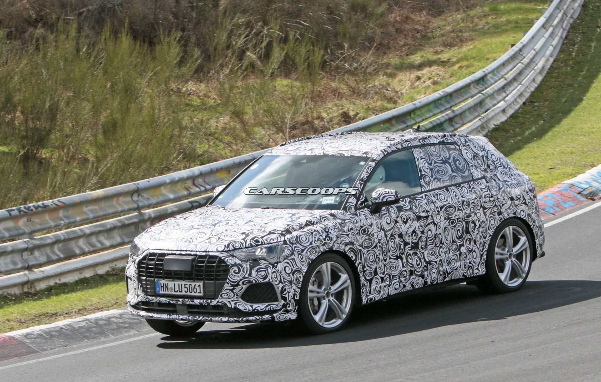 Audi-RS-Q3-Spy-Shots-5 Next-Generation Audi Q3 Brings Its Performance To The Nurburgring