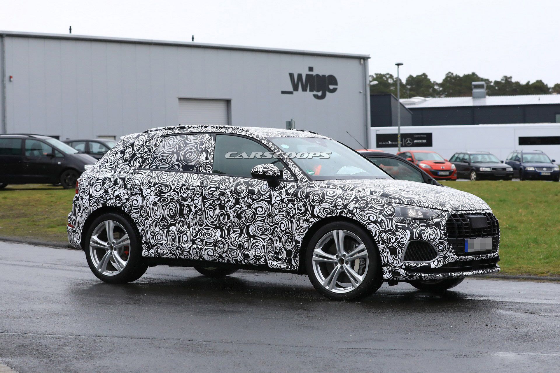 Audi-SQ3-5 Possible Audi RS Q3 Prototype Spotted With 394 HP