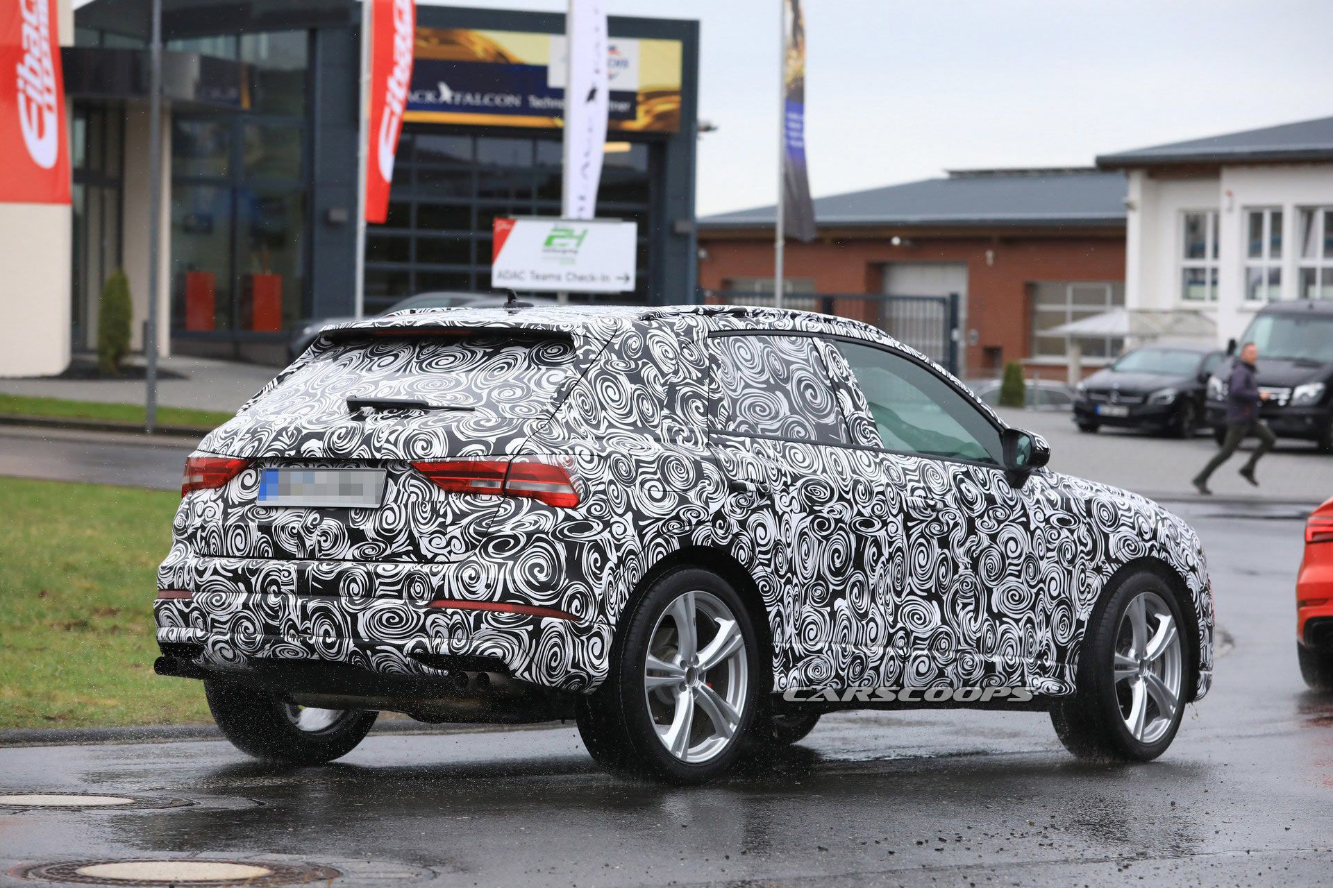 Audi-SQ3-9 Possible Audi RS Q3 Prototype Spotted With 394 HP