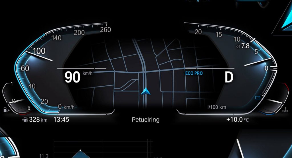  BMW Previews Its New Digital Instrument Cluster And Infotainment System