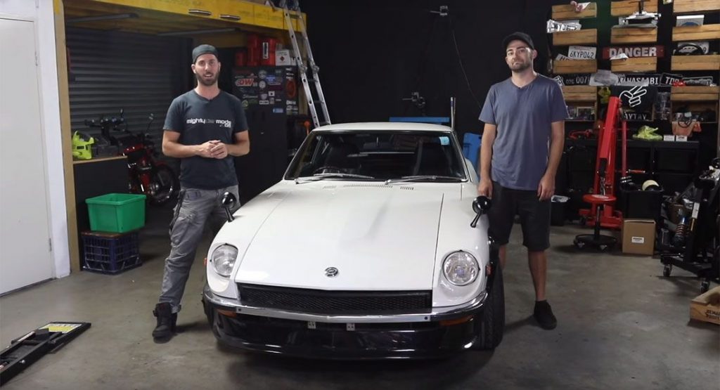  Datsun 240Z With Nissan R34 GT-R Engine Coming To Life In Australia