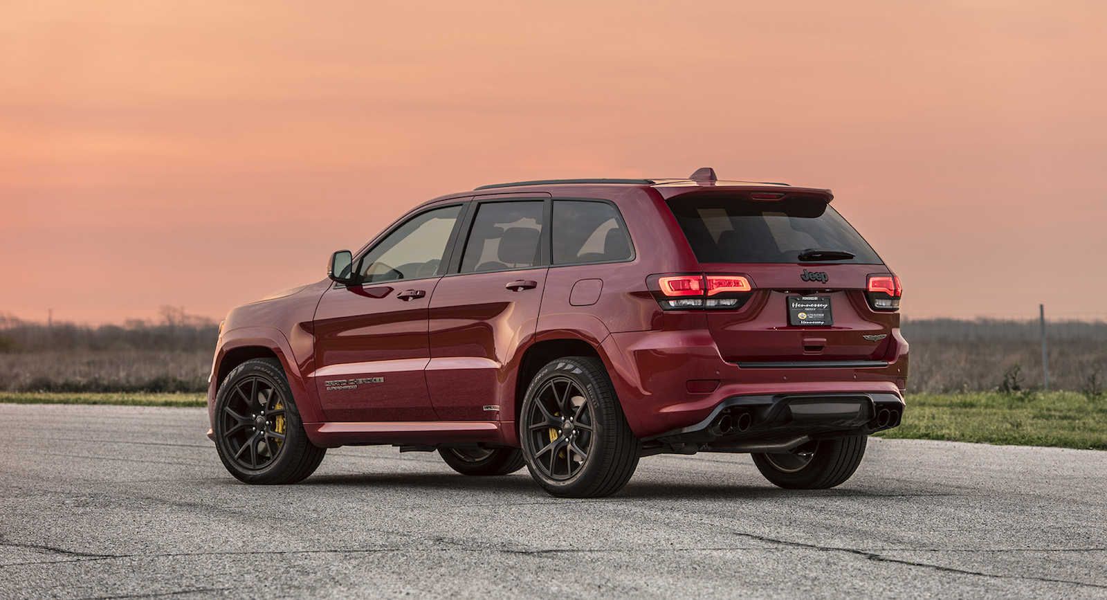 Hennessey Jeep Grand Cherokee Trackhawk Hennessey Didn’t Waste Any Time Making A 850-HP Jeep Grand Cherokee Trackhawk