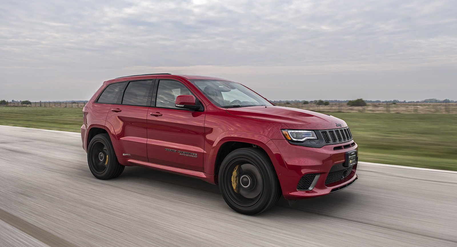 Hennessey Jeep Grand Cherokee Trackhawk Hennessey Didn’t Waste Any Time Making A 850-HP Jeep Grand Cherokee Trackhawk