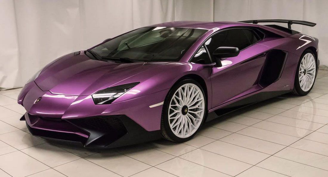 Purple Lamborghini Aventador SV Perfect For The Refined Millionaire |  Carscoops