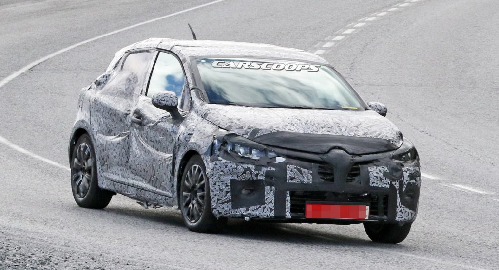 2019 Renault Clio Makes Its Spy Debut, Looks Like A Mini Megane
