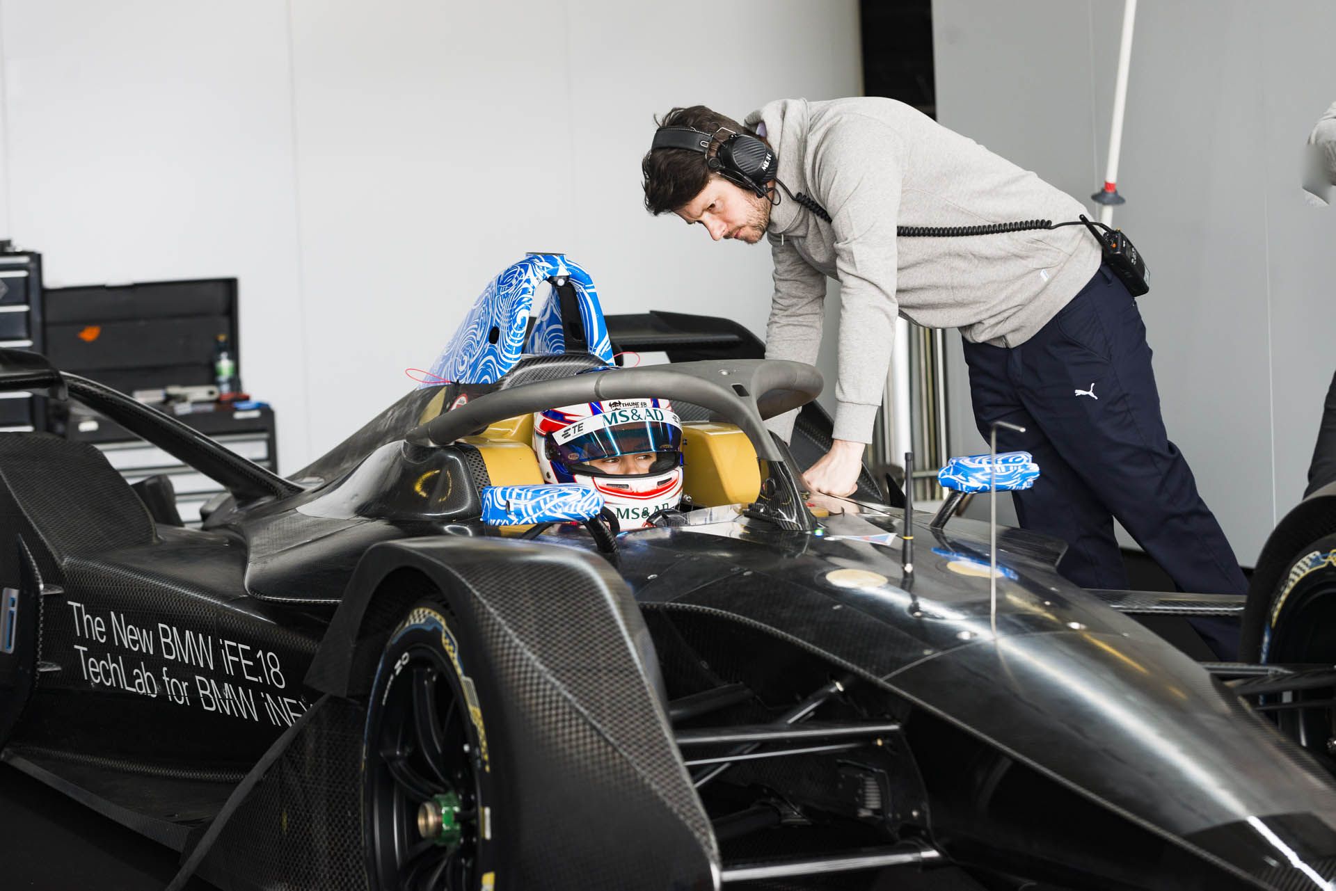 bmw-formula-e-test-02 BMW iFE.18 Electric Racer Hits The Track For The First Time
