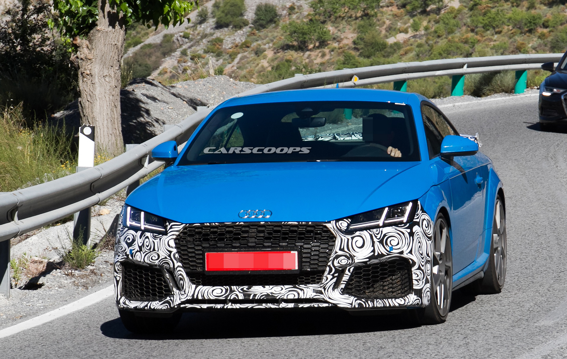 audi-tt-rs-facelift-spy-2 2019 Audi TT-RS Drops More Camo To Show Facelift Form
