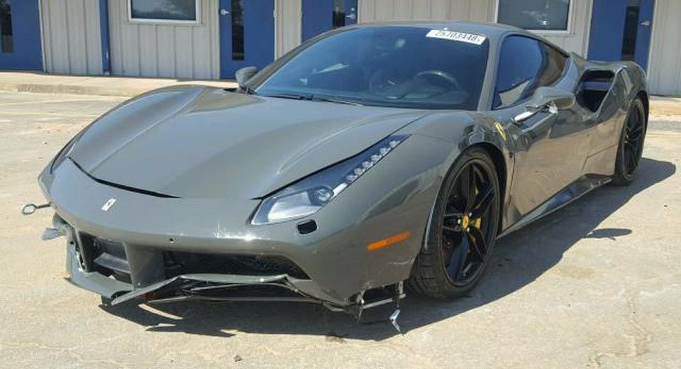  This Ferrari 488 GTB Earned Itself A Salvage Title After Just 268 Miles