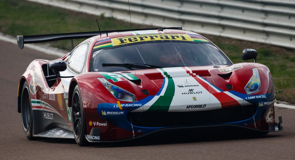  Ferrari 488 GTE Evo Debuts At Fiorano, Wants A Win At Le Mans