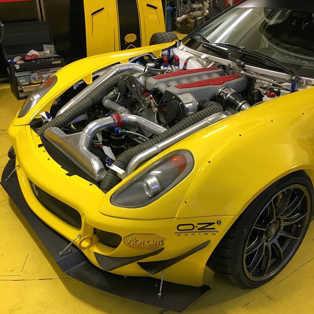 ferrari-599-gtb-formula-drift-federico-sceriffo-48 800 HP Twin-Turbo Ferrari 599 Drift Car Puts Up A Tire-Shredding Show