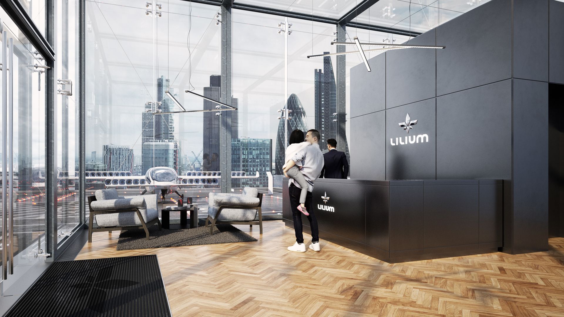 lilium-landing-pad-waiting-area McLaren’s Frank Stephenson Signs On To Design Electric Jets For Lilium