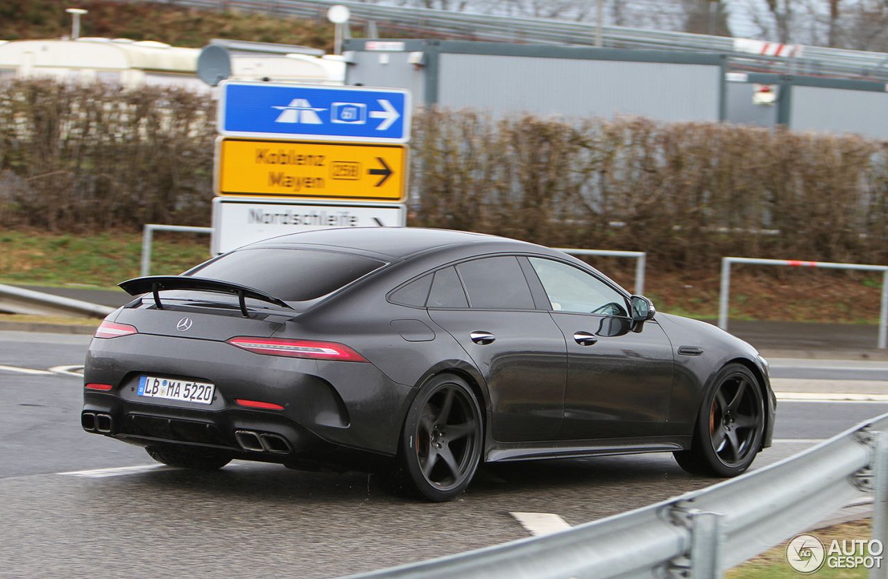 mercedes-amg-gt4-spotted-road-10 Mercedes-AMG GT 4-Door Spotted In Traffic Looking Menacing